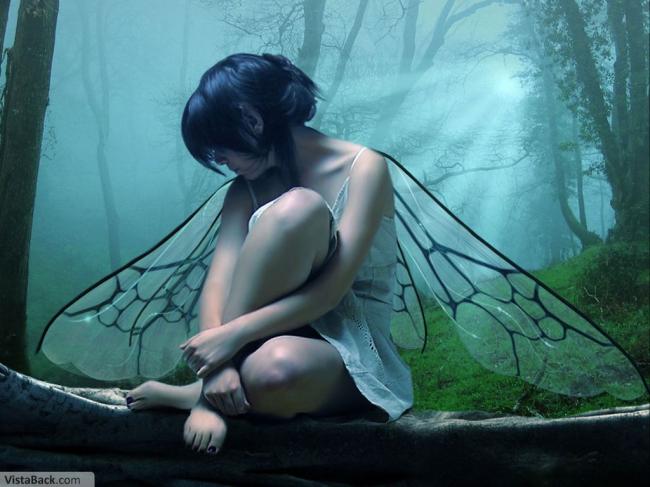 angel,forest,beauty,girl